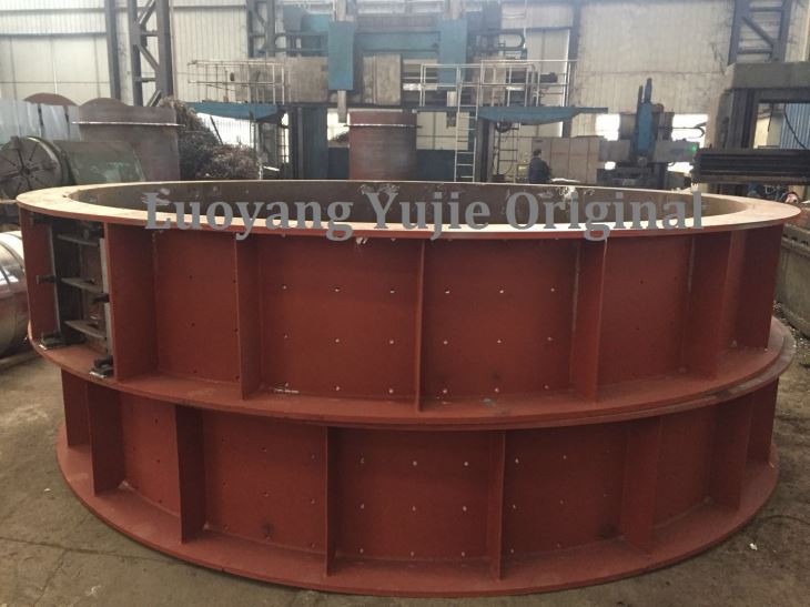 5m CNC Vertical Lathe Machining Power Plant Keel